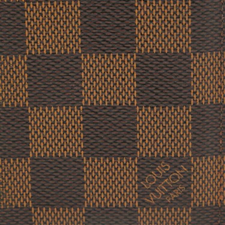 Pre Owned Louis Vuitton Damier Ebene Canvas Pocket Organizer