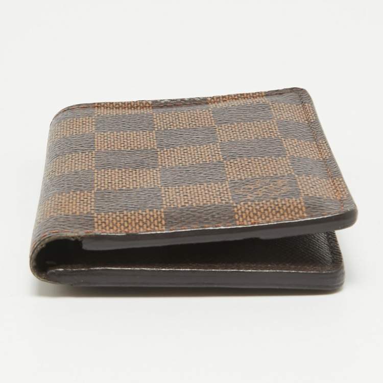 Pre Owned Louis Vuitton Damier Ebene Canvas Pocket Organizer