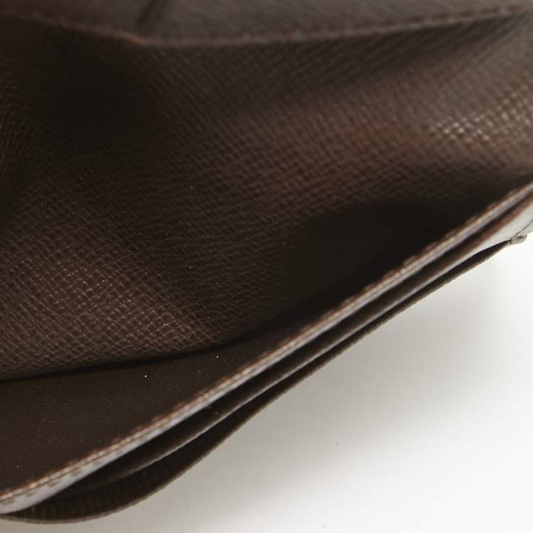 Pre Owned Louis Vuitton Damier Ebene Canvas Pocket Organizer