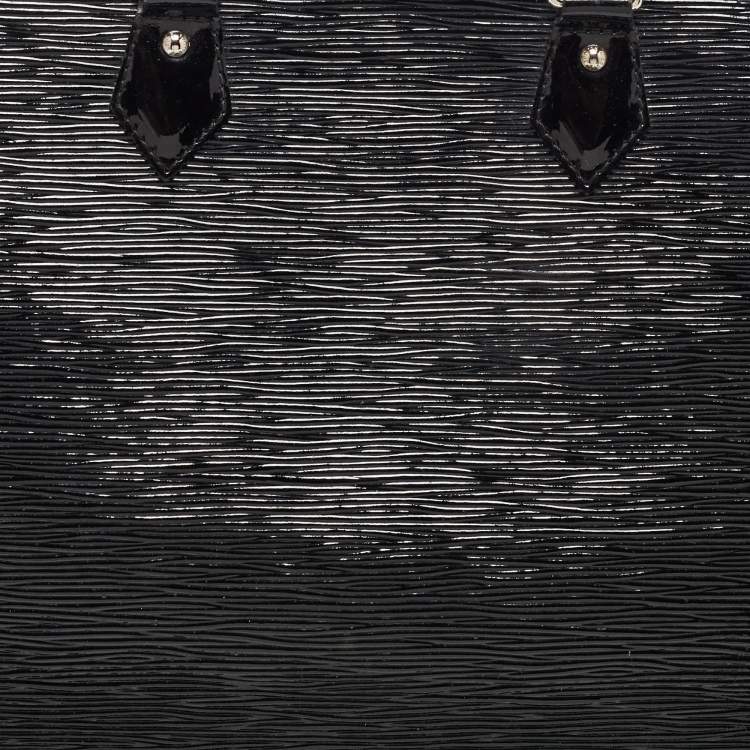 Pre Owned Louis Vuitton Black Electric Epi Leather Alma GM Bag