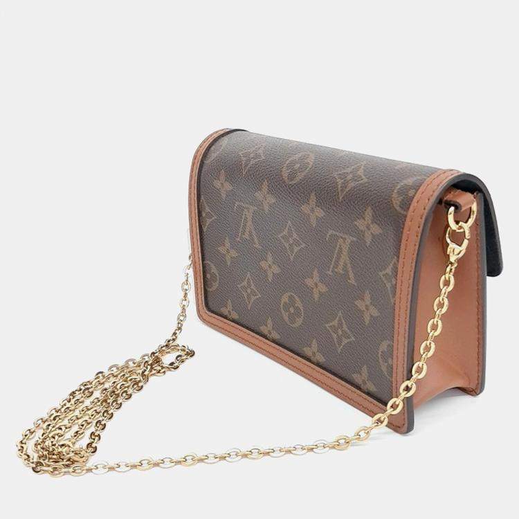 Lv dauphine chain wallet outlet