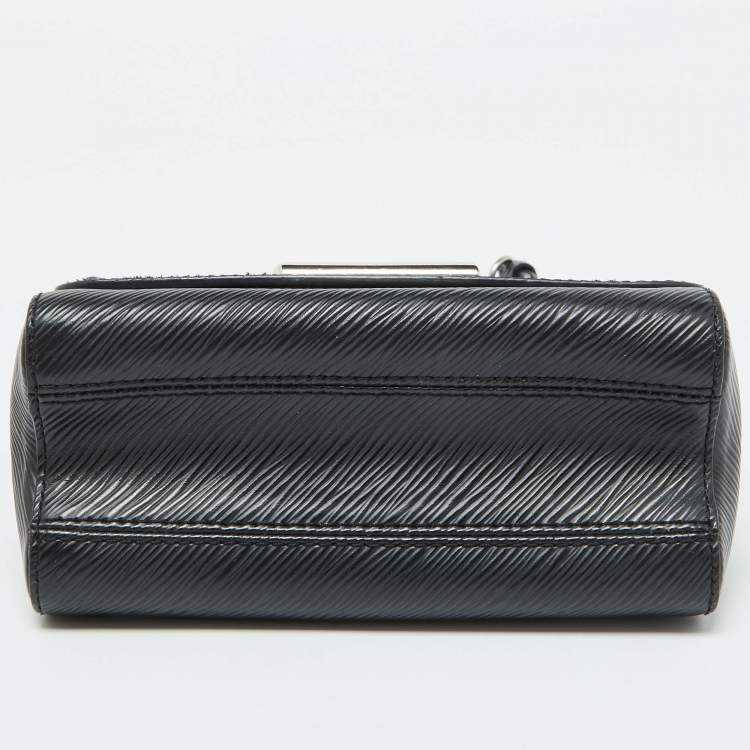 Pre Owned Louis Vuitton Black Epi Leather Twist PM Bag