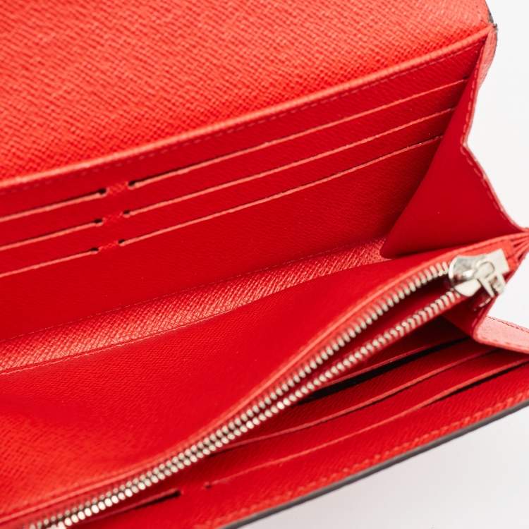 Pre Owned Louis Vuitton Coquelicot Epi Leather Twist Wallet