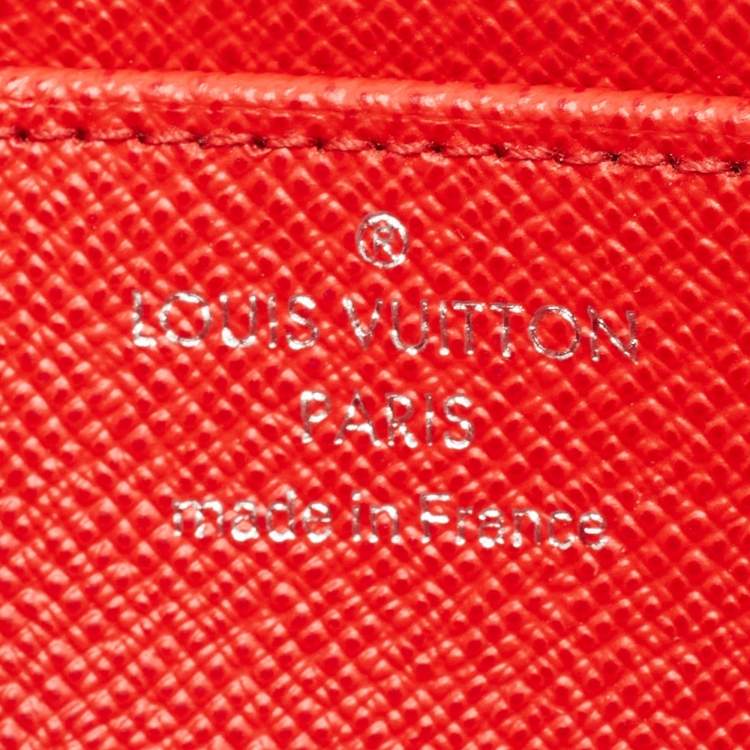 Pre Owned Louis Vuitton Coquelicot Epi Leather Twist Wallet