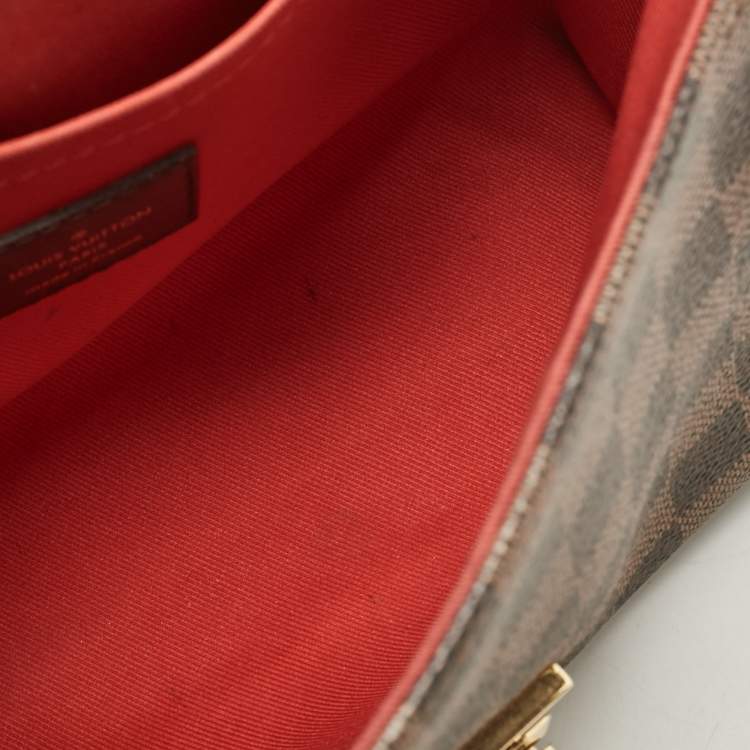 Pre Owned Louis Vuitton Damier Ebene Canvas Croisette Bag