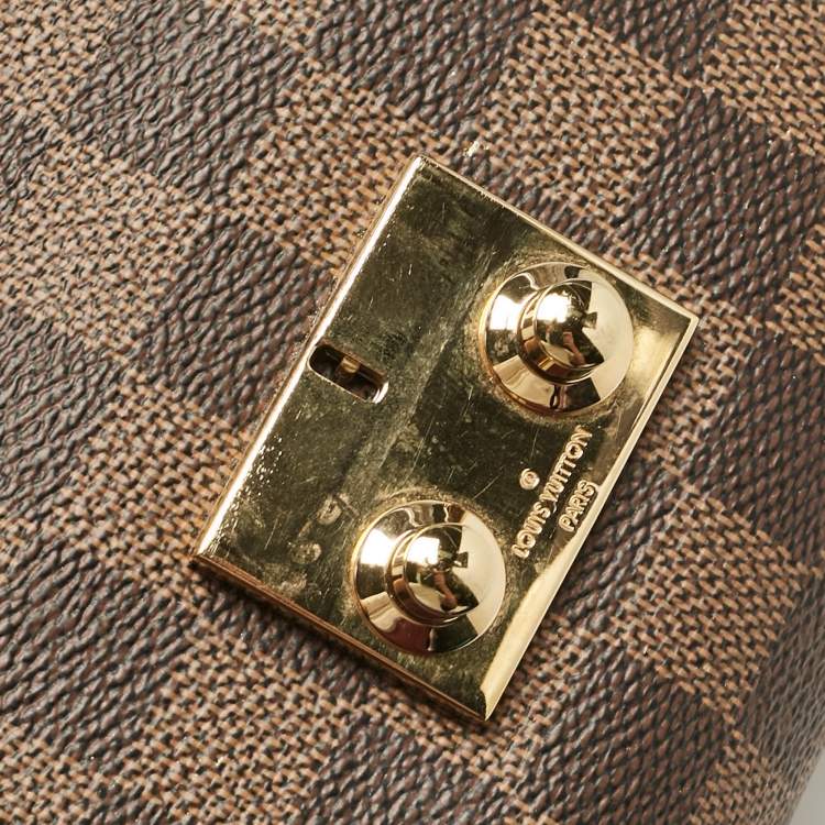 Pre Owned Louis Vuitton Damier Ebene Canvas Croisette Bag