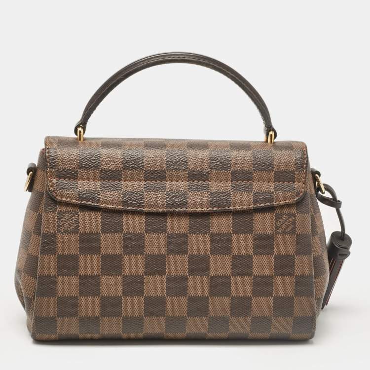 Pre Owned Louis Vuitton Damier Ebene Canvas Croisette Bag