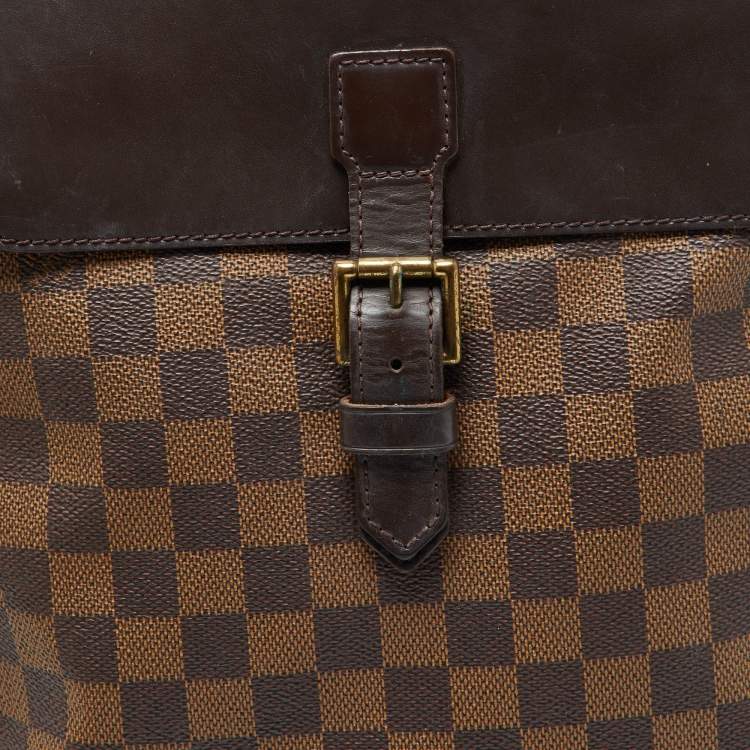 Pre Owned Louis Vuitton Damier Ebene Canvas Soho Backpack