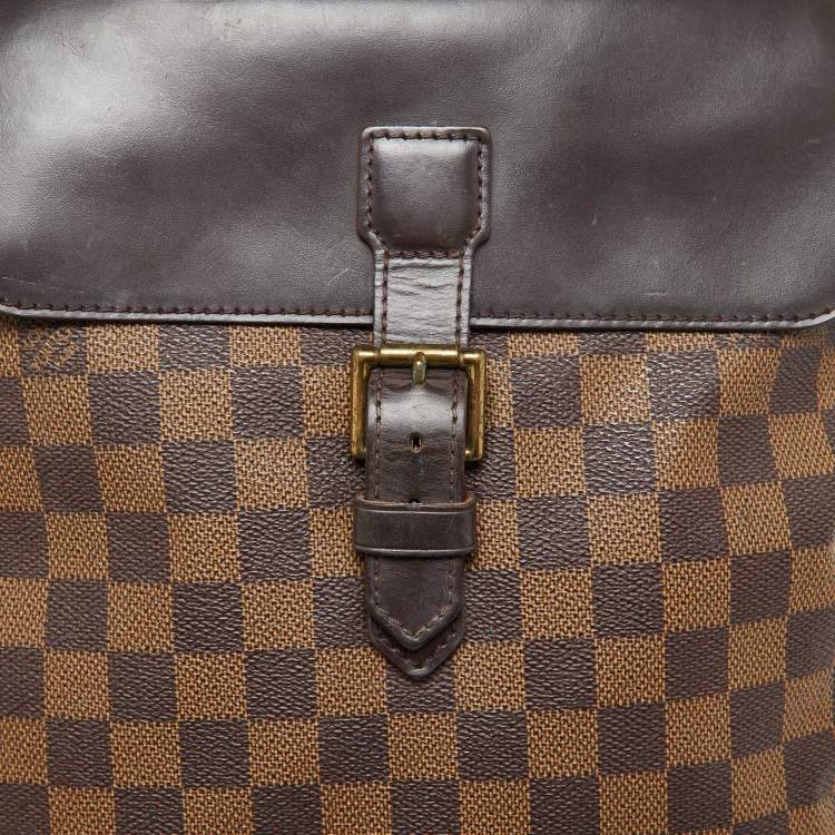 Pre Owned Louis Vuitton Damier Ebene Canvas Soho Backpack