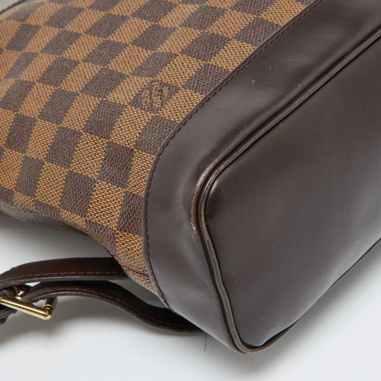 Pre Owned Louis Vuitton Damier Ebene Canvas Soho Backpack