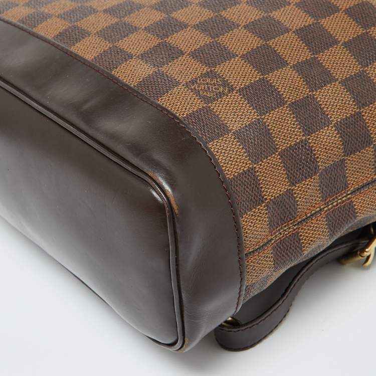 Pre Owned Louis Vuitton Damier Ebene Canvas Soho Backpack