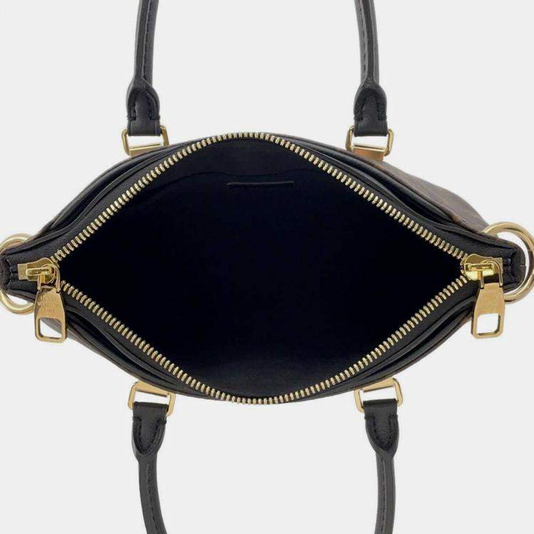 Pre Owned Louis Vuitton Noir Monogram Pallas BB Bag