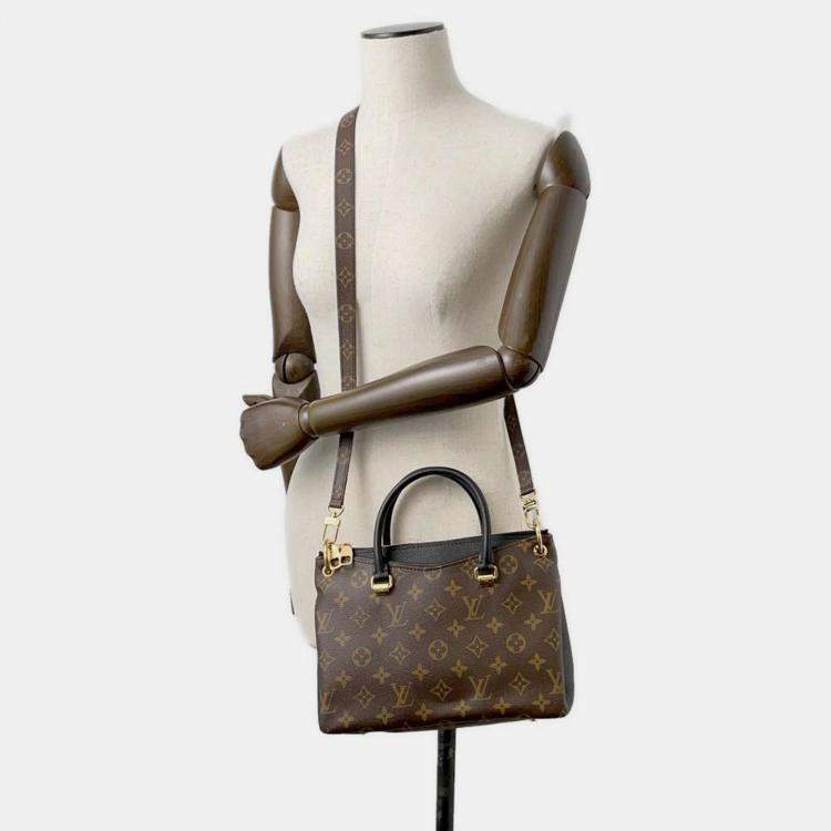 Pre Owned Louis Vuitton Noir Monogram Pallas BB Bag