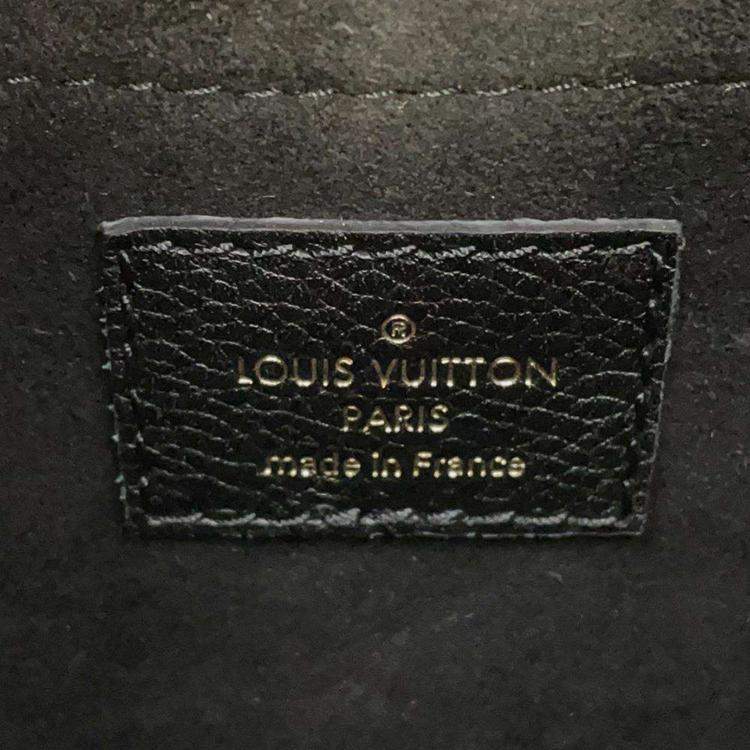 Pre Owned Louis Vuitton Noir Monogram Pallas BB Bag