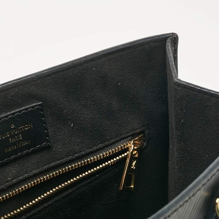 Pre Owned Louis Vuitton Black Epi Leather Sac Plat BB Bag