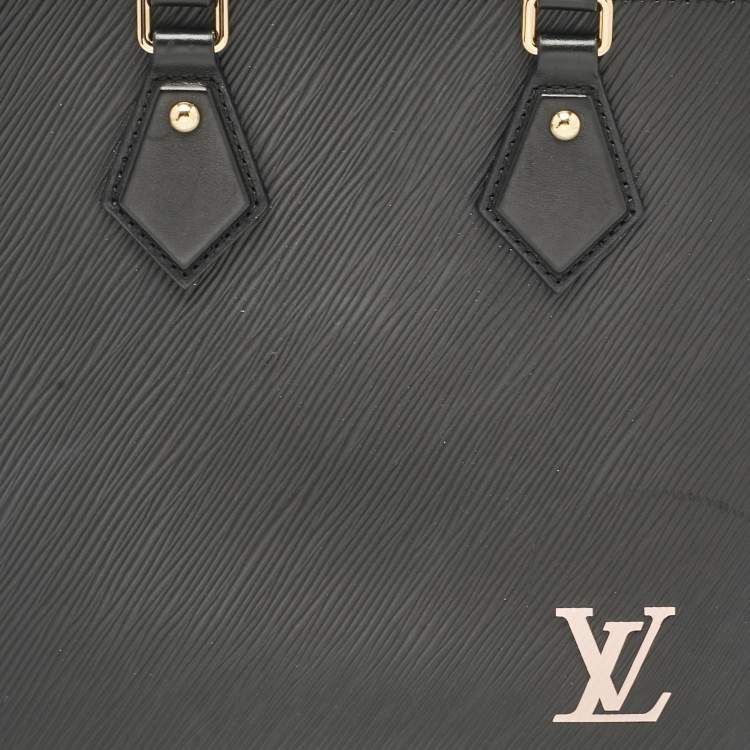 Pre Owned Louis Vuitton Black Epi Leather Sac Plat BB Bag