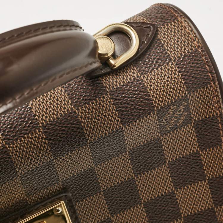 Pre Owned Louis Vuitton Damier Ebene Canvas Bergamo PM Bag