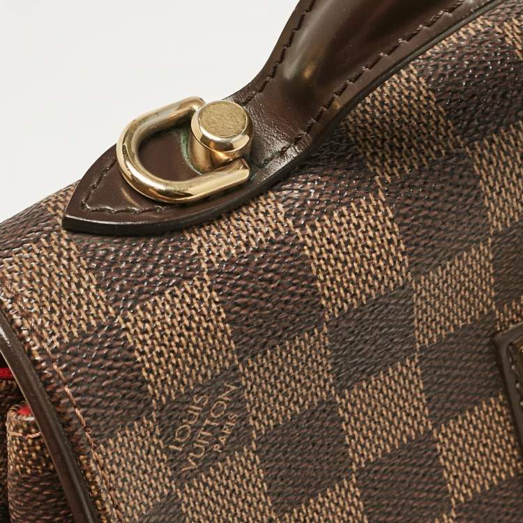 Pre Owned Louis Vuitton Damier Ebene Canvas Bergamo PM Bag