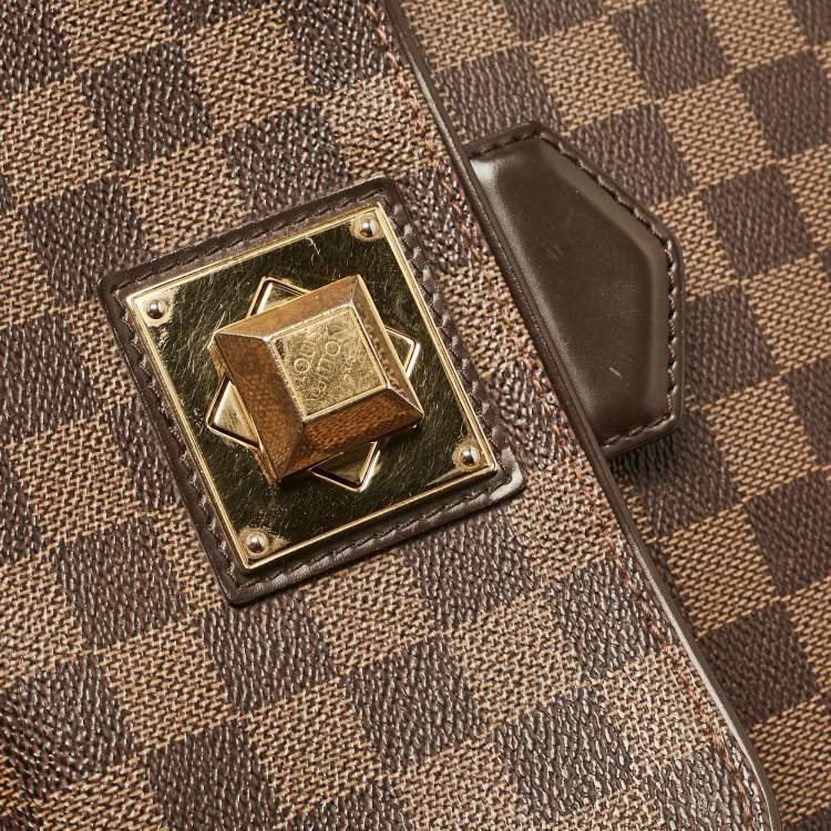 Pre Owned Louis Vuitton Damier Ebene Canvas Bergamo PM Bag
