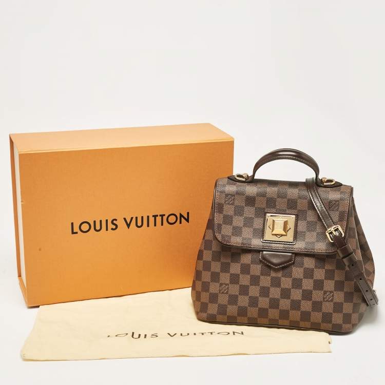 Pre Owned Louis Vuitton Damier Ebene Canvas Bergamo PM Bag