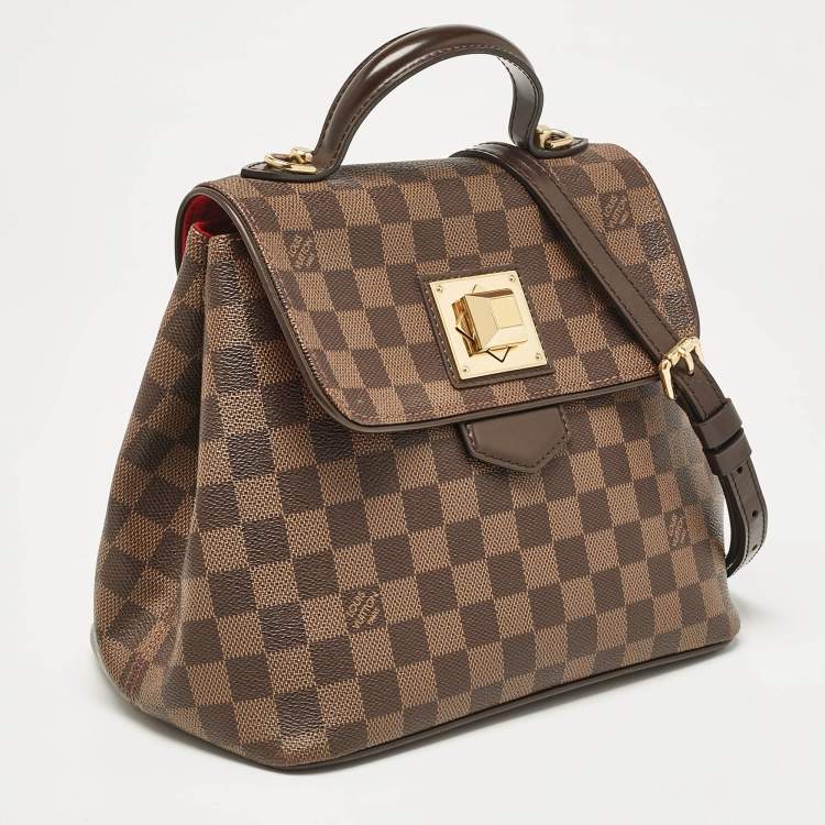 Pre Owned Louis Vuitton Damier Ebene Canvas Bergamo PM Bag