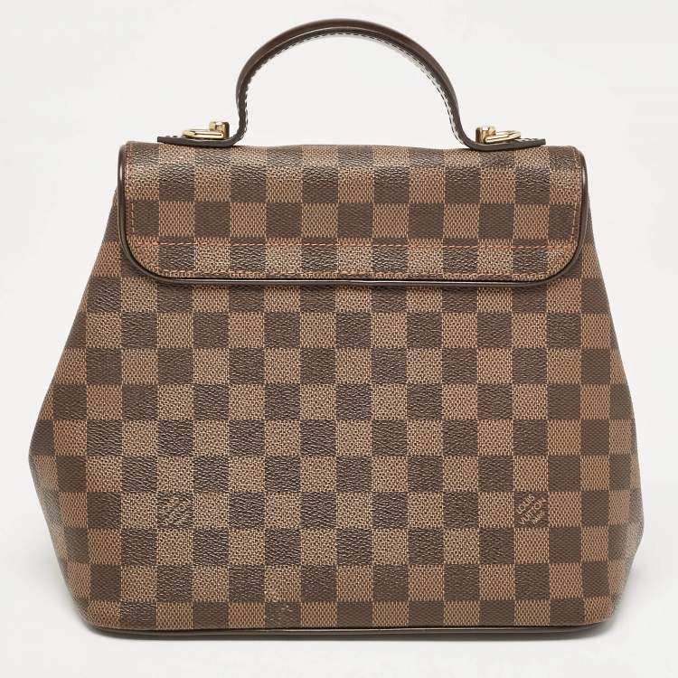 Pre Owned Louis Vuitton Damier Ebene Canvas Bergamo PM Bag