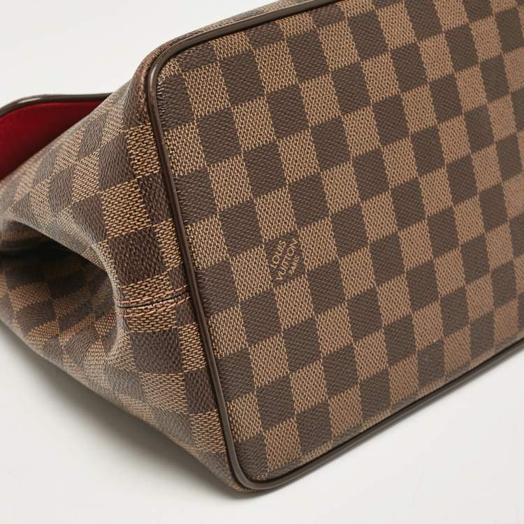 Pre Owned Louis Vuitton Damier Ebene Canvas Bergamo PM Bag