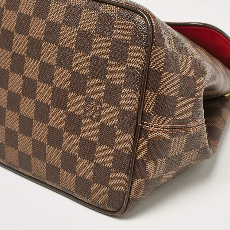 Pre Owned Louis Vuitton Damier Ebene Canvas Bergamo PM Bag