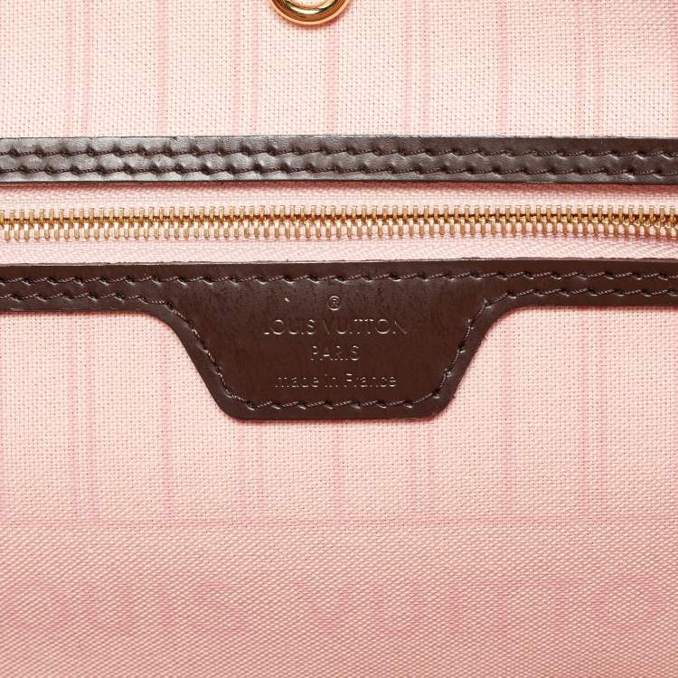 Pre Owned Louis Vuitton Damier Ebene Canvas Neverfull MM Bag