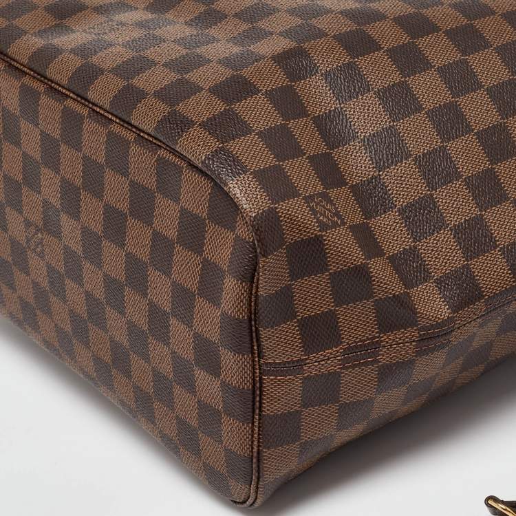 Pre Owned Louis Vuitton Damier Ebene Canvas Neverfull MM Bag