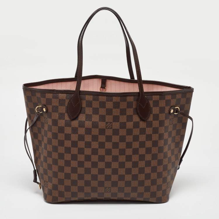 Pre Owned Louis Vuitton Damier Ebene Canvas Neverfull MM Bag