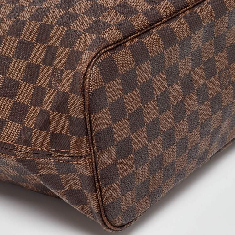 Pre Owned Louis Vuitton Damier Ebene Canvas Neverfull MM Bag