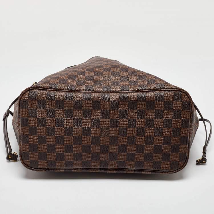Pre Owned Louis Vuitton Damier Ebene Canvas Neverfull MM Bag