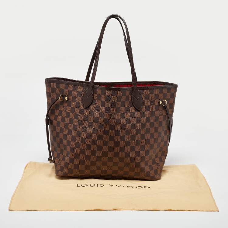 Pre Owned Louis Vuitton Damier Ebene Canvas Neverfull MM Bag