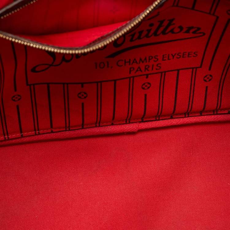 Pre Owned Louis Vuitton Damier Ebene Canvas Neverfull MM Bag