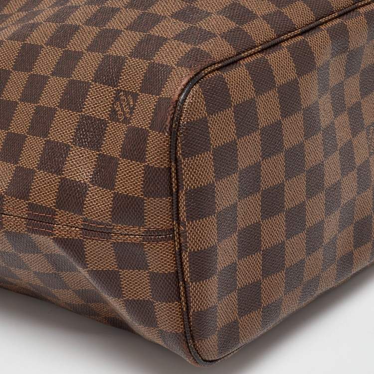 Pre Owned Louis Vuitton Damier Ebene Canvas Neverfull MM Bag