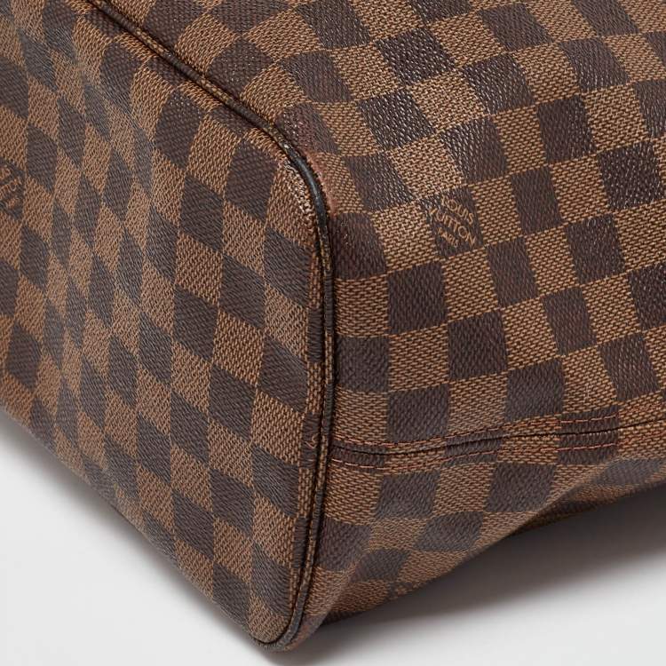 Pre Owned Louis Vuitton Damier Ebene Canvas Neverfull MM Bag