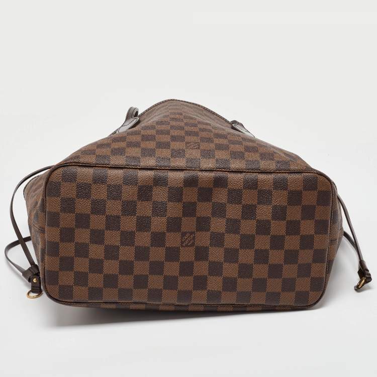 Pre Owned Louis Vuitton Damier Ebene Canvas Neverfull MM Bag