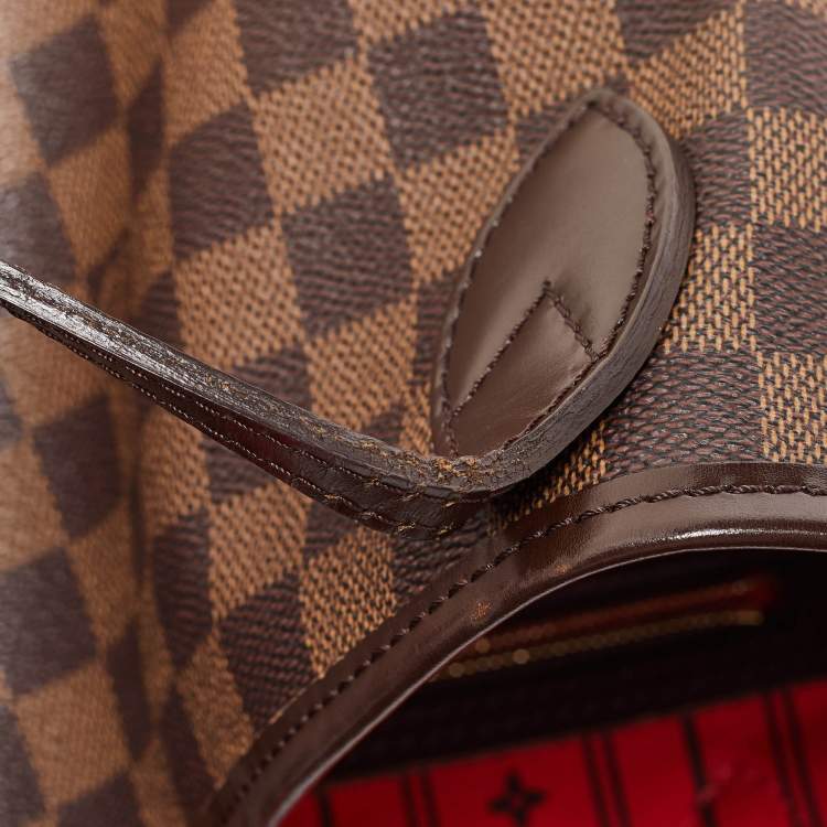 Pre Owned Louis Vuitton Damier Ebene Canvas Neverfull MM Bag