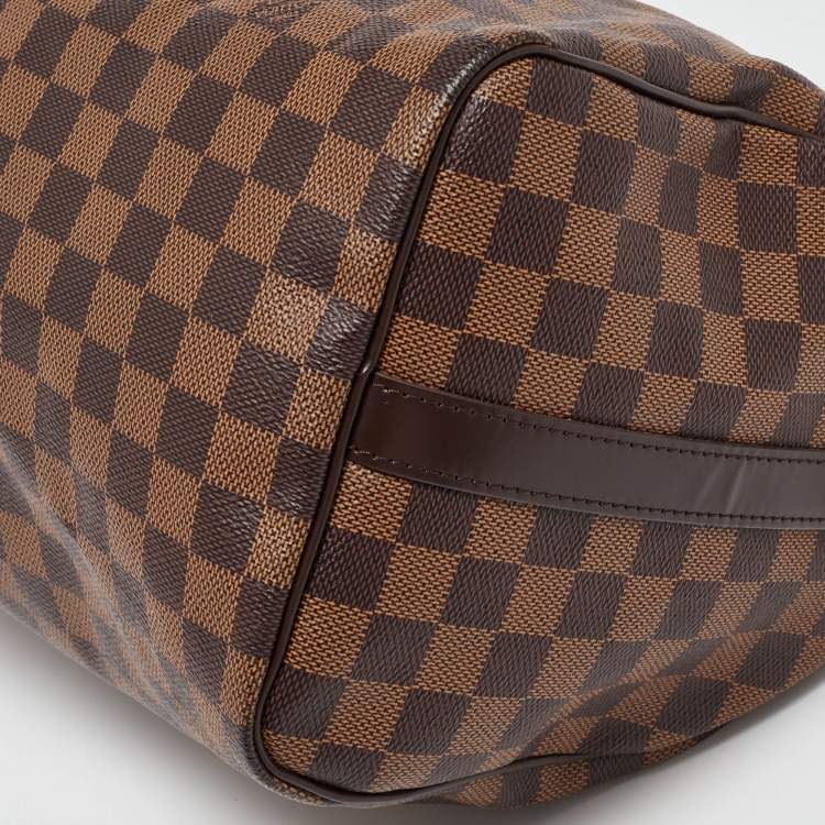 Pre Owned Louis Vuitton Damier Ebene Canvas Speedy 30 Bag