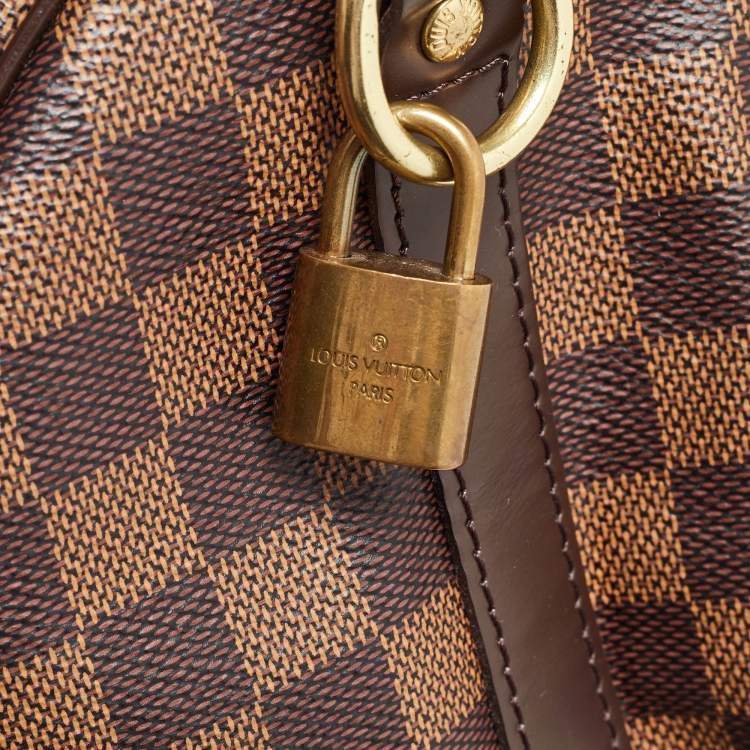 Pre Owned Louis Vuitton Damier Ebene Canvas Speedy 30 Bag