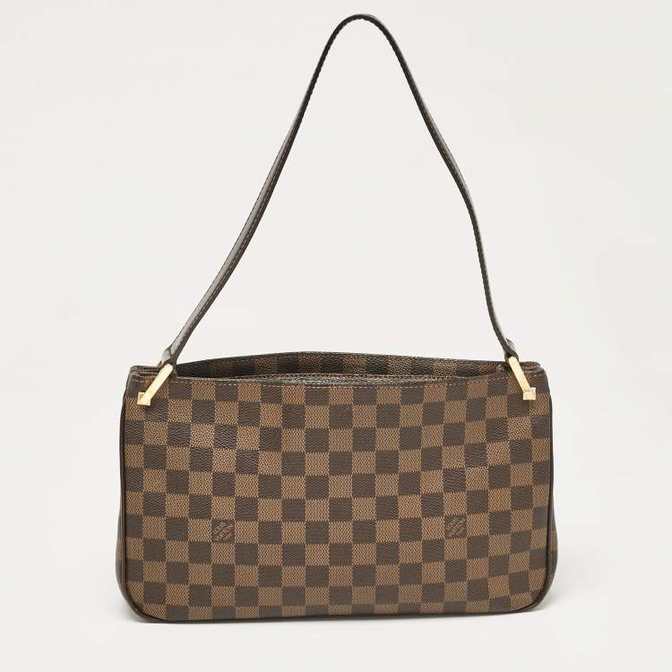 Pre Owned Louis Vuitton Damier Ebene Canvas Aubagne Bag