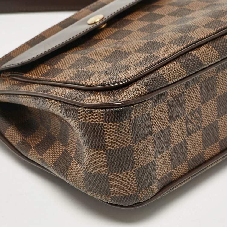 Pre Owned Louis Vuitton Damier Ebene Canvas Aubagne Bag