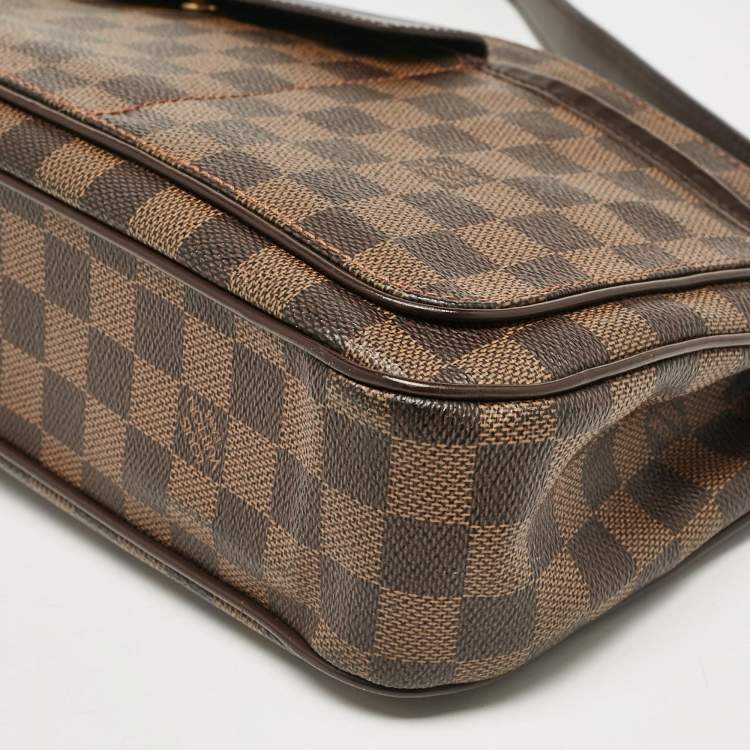 Pre Owned Louis Vuitton Damier Ebene Canvas Aubagne Bag