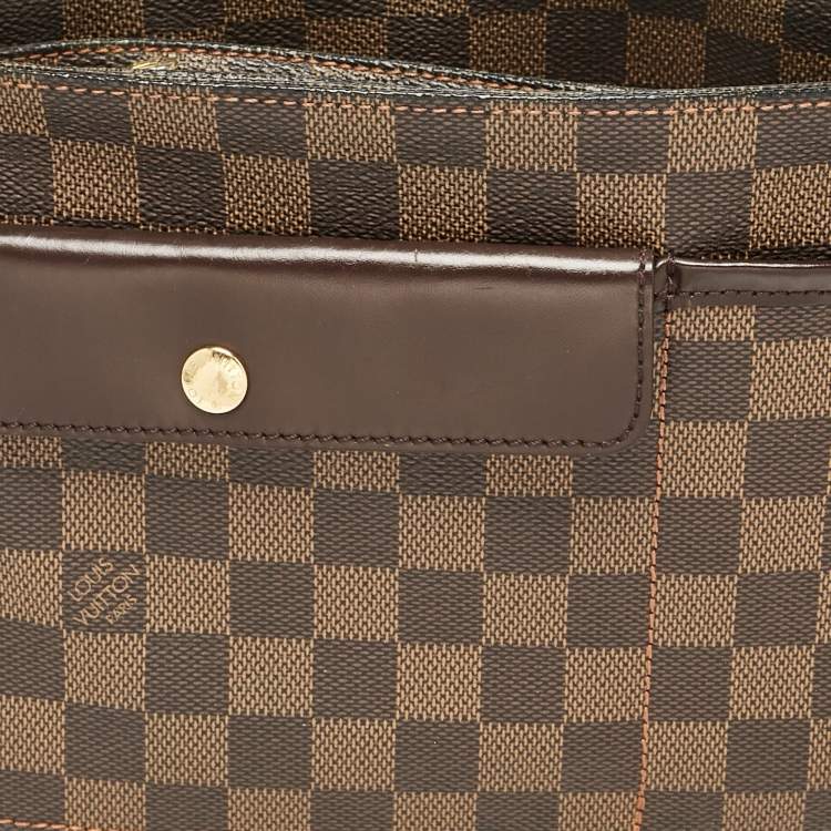 Pre Owned Louis Vuitton Damier Ebene Canvas Aubagne Bag
