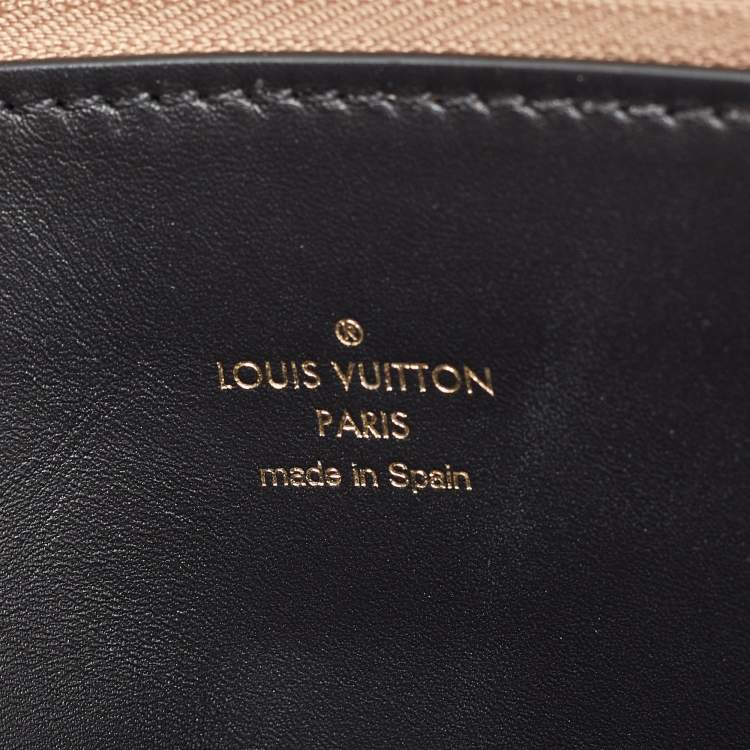 Pre Owned Louis Vuitton Monogram Canvas Python Millefeuille Bag
