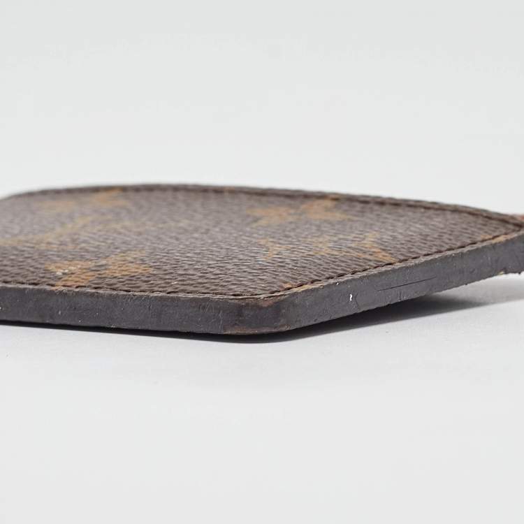 Pre Owned Louis Vuitton Armagnac Monogram Canvas Card Holder