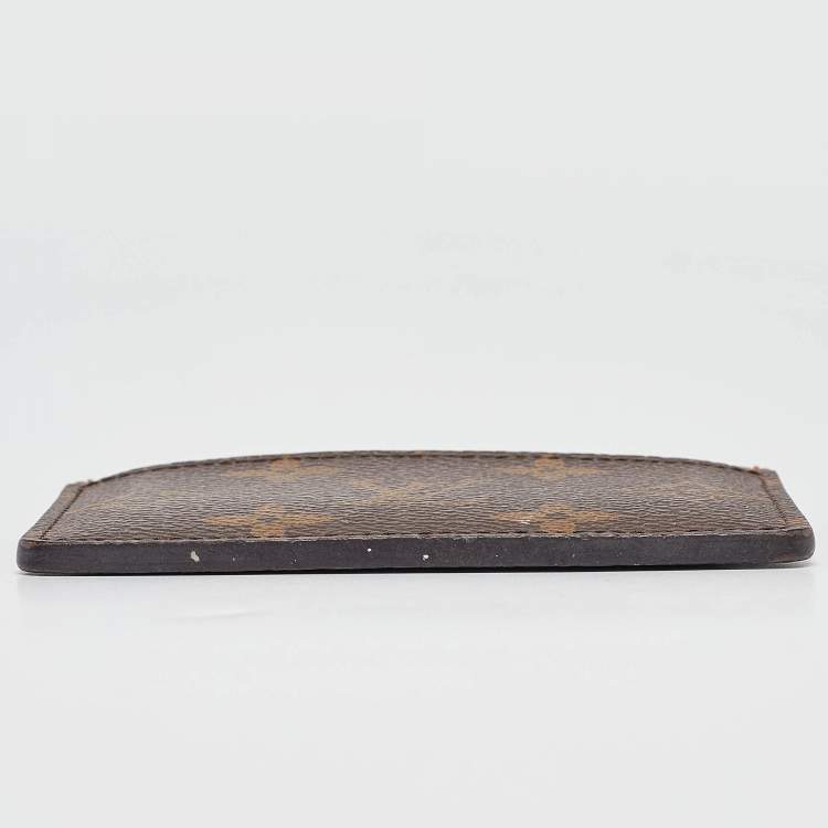 Pre Owned Louis Vuitton Armagnac Monogram Canvas Card Holder