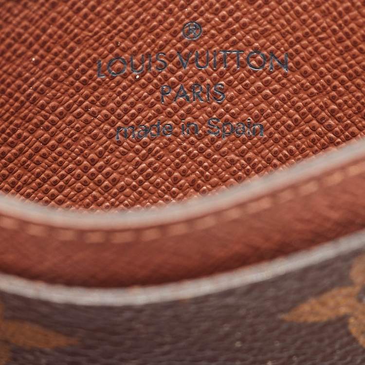 Pre Owned Louis Vuitton Armagnac Monogram Canvas Card Holder
