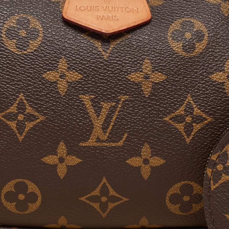 Pre Owned Louis Vuitton Monogram Canvas Duo Pochette Around the World Bag
